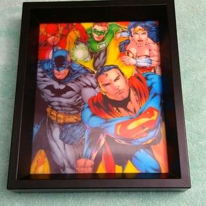 3D Action Heroes wall hanging